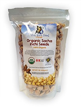 Organic UNsalted Sacha Inchi Seeds, 1lb