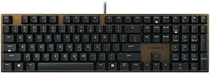 Cherry KC 200 MX Mechanical Office Keyboard with New MX2A switches. Modern Design with Metal Plate Frame. (Bronze W/MX2A Brown Switch)