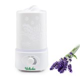 Essential Oil Diffuser Ultrasonic Aromatherapy Diffuser Twilight BIG 1800ml water tank by Welledia - Cool Mist Humidifier - with Color Changing LED Lamps Waterless Auto Shut-off Function Adjustable Mist Runs all night long