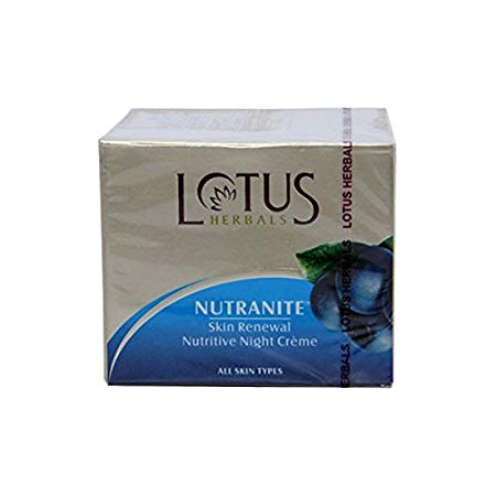 Lotus Herbal Nutranite Skin Renewal Nutritive Night Cream, 50g