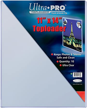 Ultra Pro 11" X 14" Toploader 20ct