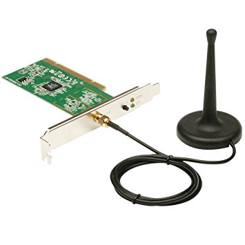 Edimax EW-7128Gn 150Mbps Wireless 11n PCI adapter with Extra Long Cable of External Detachable Dipole Antenna