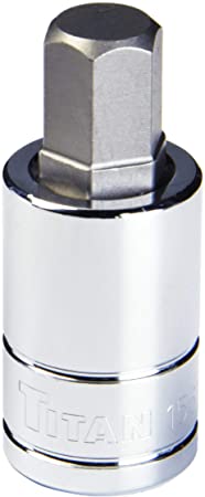 Titan 15613 1/2-Inch Drive x 13mm Hex Bit Socket