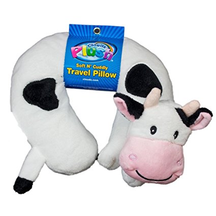 Cloudz Plush Animal Pillows - Cow