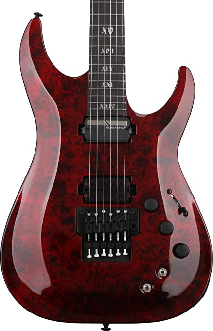 Schecter C-1 Apocalypse with Floyd Rose & Sustainiac - Red Reign