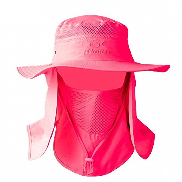Ddyoutdoor™ 07-281 Fashion Summer Outdoor Sun Protection Fishing Cap Neck Face Flap Hat Wide Brim