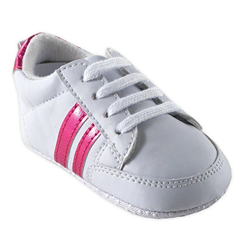 Luvable Friends Basic Stripe Casual Sneaker (Infant)