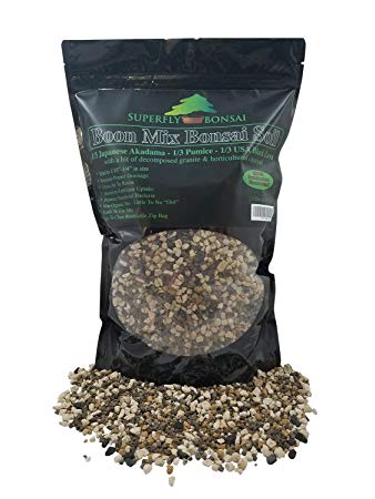 Boon Bonsai Soil Mix "Boon Mix" - Inorganic Substrate With Pumice, Lava and Akadama (2.5 Dry Quarts)