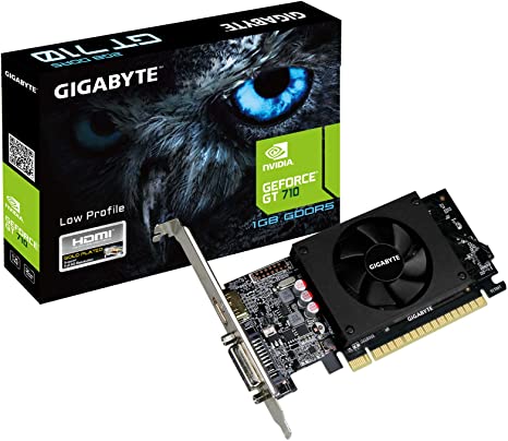 Gigabyte GeForce GT 710 1GB Graphic Cards and Support PCI Express 2.0 X8 Bus Interface. Graphic Cards GV-N710D5-1GL REV2.0