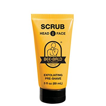 Bee Bald Scrub for Head and Face, 3 Fluid Ounce