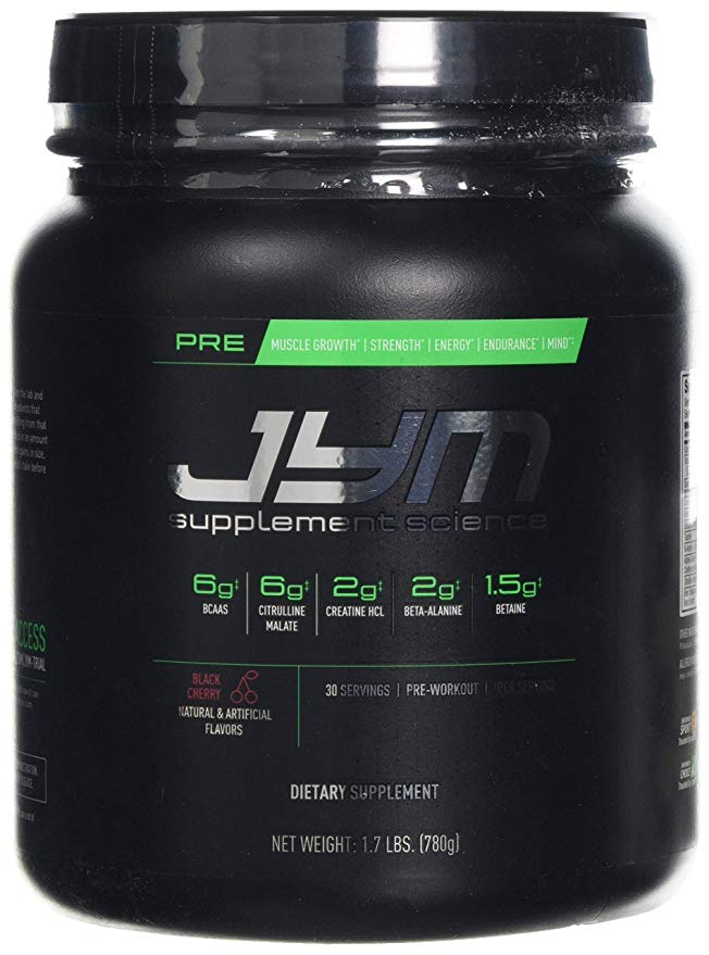 JYM Supplement Science Pre Black Cherry Supplement, Pack of 30