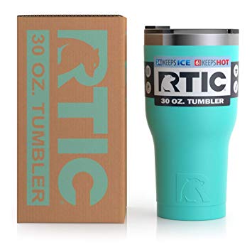 RTIC Tumbler | Stainless Steel & Vacuum Insulated | Multiple Sizes & Colors (Teal, 30oz)