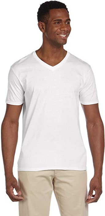 Gildan Men's SoftStyle V-Neck T-Shirt (Pack of 5)