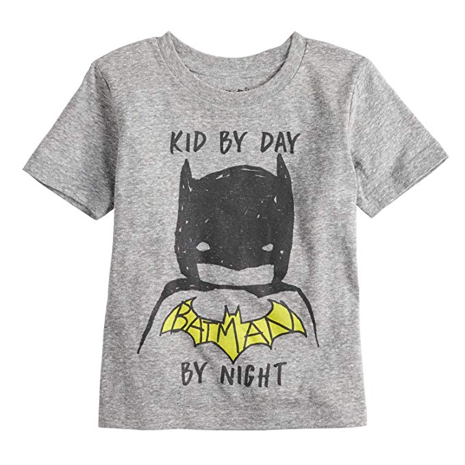 Jumping Beans Toddler Boys 2T-5T Batman Kid by Day Batman by Night Tee