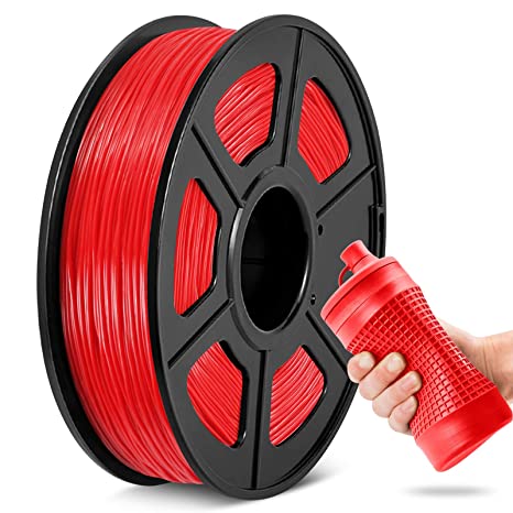 TPU Filament 1.75mm, JAYO Flexible 3D Printer Filament TPU Shore 95A, 0.5 KG Spool TPU Red，Dimensional Accuracy  /- 0.02 mm