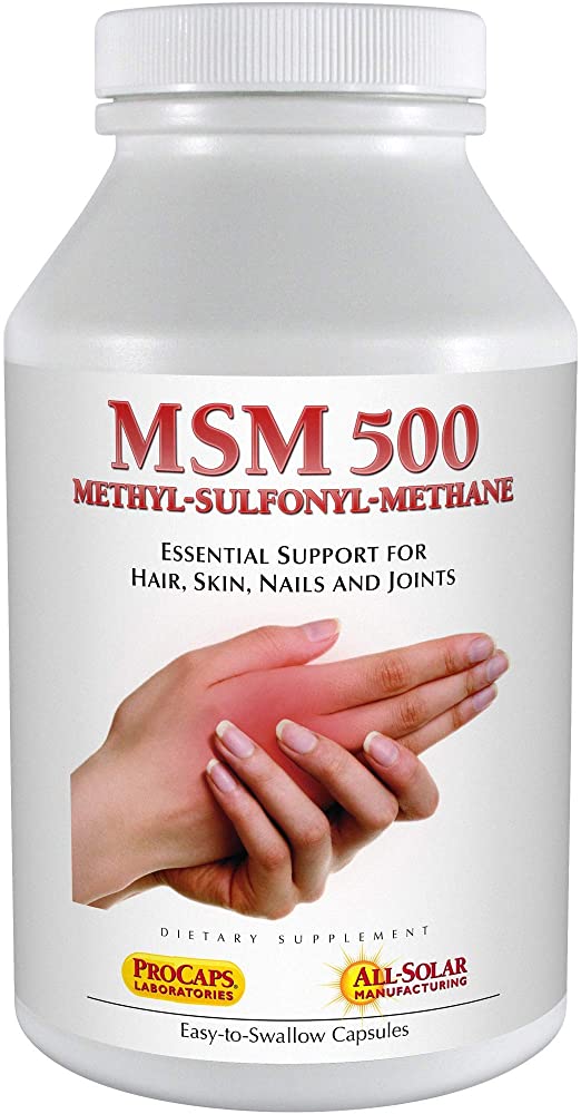 Andrew Lessman MSM 500 Methyl-Sulfonyl-Methane 60 Capsules –Highly Concentrated Source of Organic Sulfur. Supports Healthy Structure and Function of Joints, Skin, Nails and Hair. No Additives