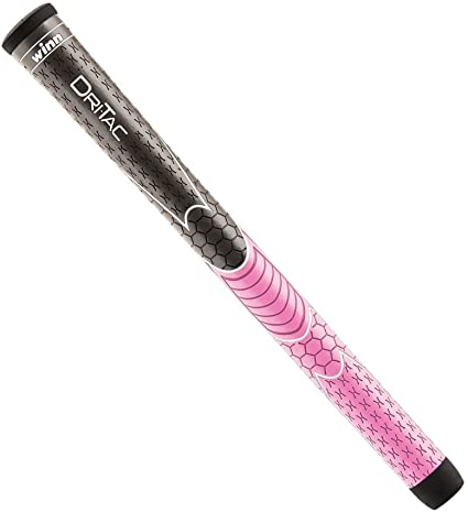 Winn Ladies Dri-Tac Gray/Pink Undersize .580 Grip (-1/16")