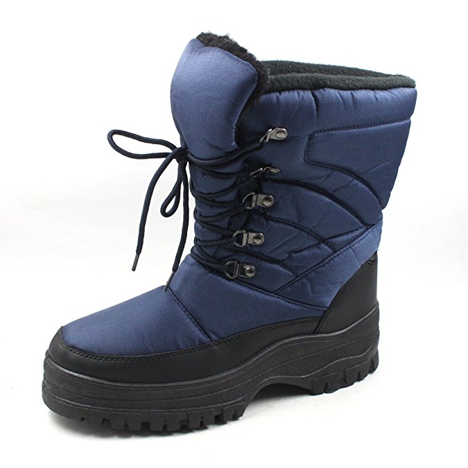 7702 Mens Lace-Up Snow Boots