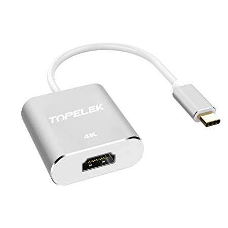 TOPELEK USB C to HDMI Adapter Cable 4K(Thunderbolt 3 Compatible) for MacBook 2015/2016/2017,Macbook Pro 2016/2017,iMac Pro 2017,Samsung Galaxy S8 / S8 , Chromebook,Thinkpad and More