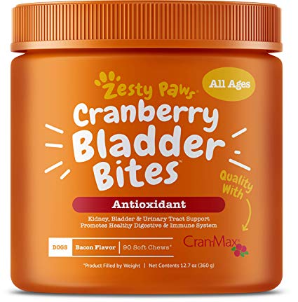 Cranberry for Dogs - Urinary Tract UTI & Kidney   Bladder Support - UT Incontinence Support   Immune & Digestive Health Dog Supplement - D-Mannose   Organic Marshmallow & Licorice - 90 Chew Treats