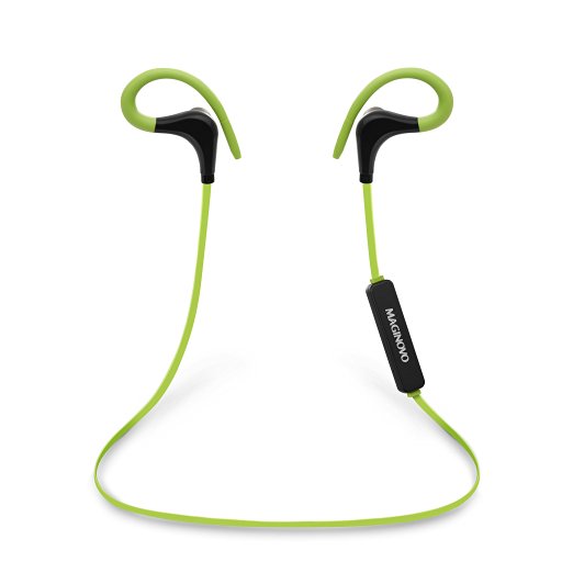 MAGINOVO Sports Headphones, Wireless Bluetooth Headset Noise Canceling Stereo Earphone for Running Workout Gym Exercise
