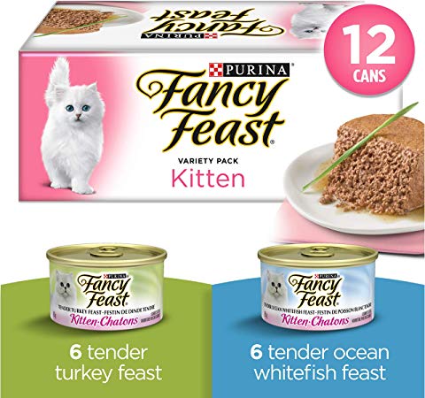 Fancy Feast Kitten Wet Kitten Food Variety Pack, 85 g (12 pack)