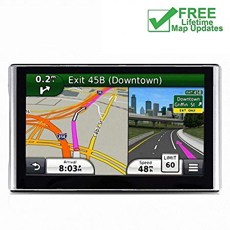 GPS for Car, 7 inches 8GB Lifetime Map Update Spoken Turn-to-Turn Navigation System for Cars, Vehicle GPS Navigator, SAT NAV