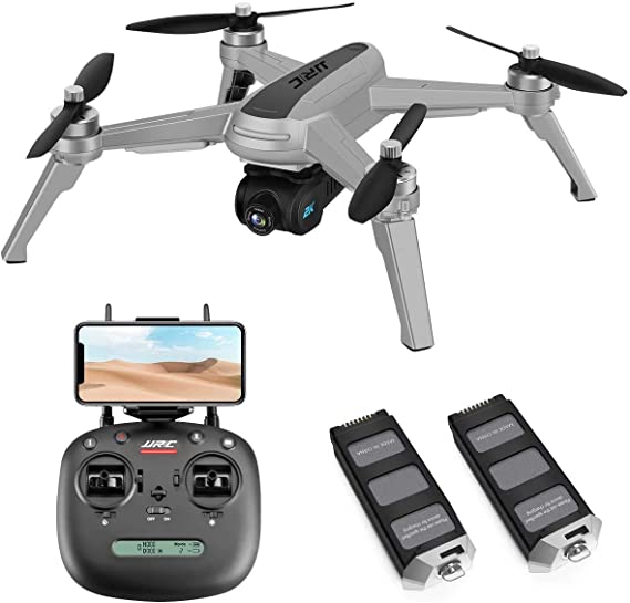 JJRC X5 40Mins(20 20) Long Flight Time RC Drone with 2K FHD Camera Live Video, 5G WiFi FPV GPS Return Home Quadcopter with Brushless Motor, Follow Me, Long Control Range