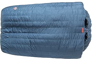 Big Agnes King Solomon Doublewide Sleeping Bag | Cozy Down-Fill System for Two, Pad Cinch for Easy Connection, 20 & 35 Degree