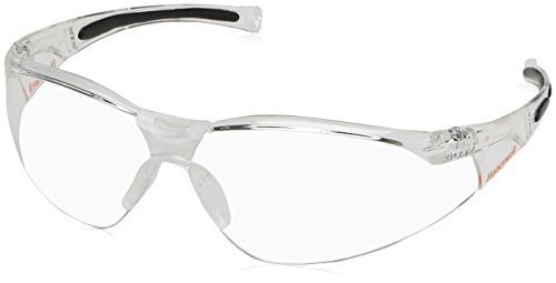 Honeywell 1015369 A800 Sporty Safety Eyewear Frame with Clear Fogban/Anti-Scratch Lens - Translucent