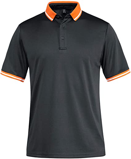 TACVASEN Men's Golf Polo Shirts Short Sleeve Summer Quick Dry Training Hiking Work Shirts
