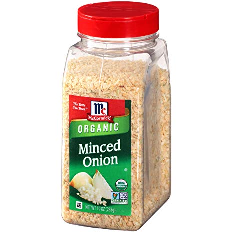 McCormick Minced Onion (Organic, Non-GMO, Kosher), 10.3 oz
