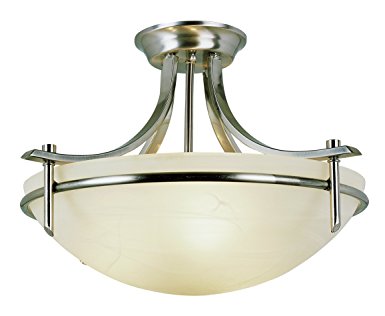 Trans Globe Lighting 8172 ROB Indoor  Vitalian 21.5" Semiflush, Rubbed Oil Bronze