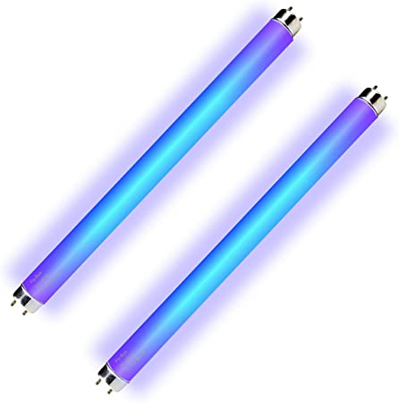 Fly-Bye Replacement UV Light Tube Bulbs For Fly Killer Zappers - Fluorescent FSL Tubes - 2x 10W Lamps