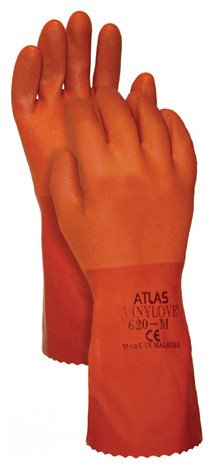 Atlas Glove 620 Atlas Vinylove 12" Double Dipped Gloves - Small