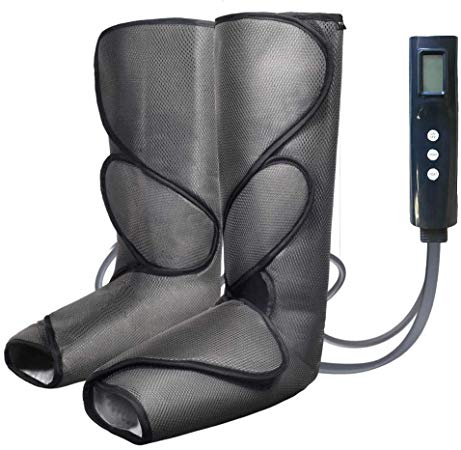 Leg Massager Foot and Calf Massager Air Compression; 2 Modes 3 Intensities by PrimeTime Sports