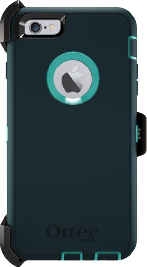 OtterBox Defender Series iPhone 6 ONLY Case(4.7" Version), Retail Packaging, OASIS (LIGHT TEAL/DARK JADE)