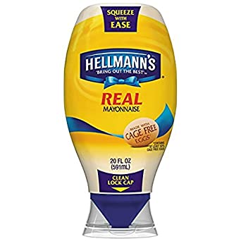 Hellmann's Mayonnaise, Squeeze - 20 oz ( 2 pack)