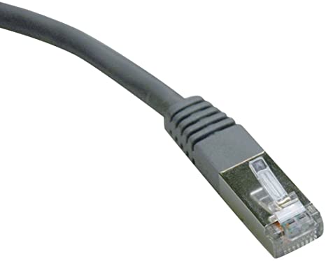 Tripp Lite Cat6 Gigabit Molded Shielded Patch Cable (RJ45 M/M) - Gray, 50-ft.(N125-050-GY)