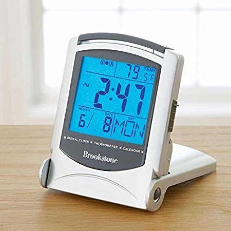 Bright Backlight Travel Alarm Clock With Temperature