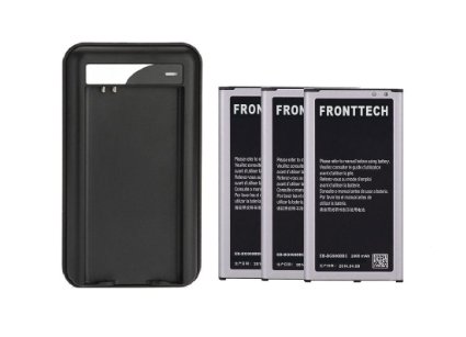 FrontTech 2800mAh OEM Battery Charger For Samsung Galaxy S5 I9600 G900A G900F G870 (3batteries 1charger)