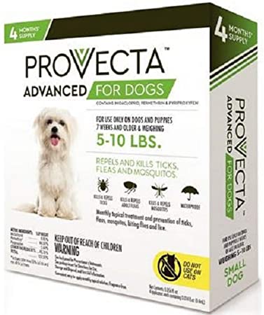 Provecta 4 Doses Advanced for Dogs, Small/5-10 lb