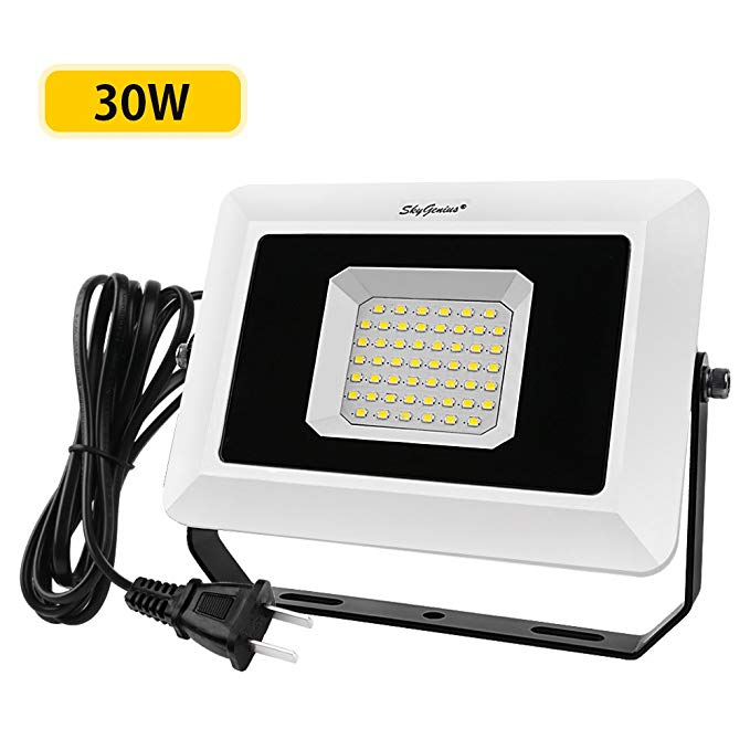 30W Outdoor LED Flood Light - Waterproof IP65 2200LM 5000K Cool White for Garden, Landscape Lighting,Driveways, Backyards, Walkways, Street, Patio Security Lighting