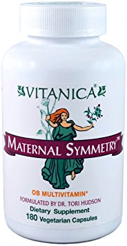 Vitanica - Maternal Symmetry - OB Multivitamin - 180 Vegetarian Capsules