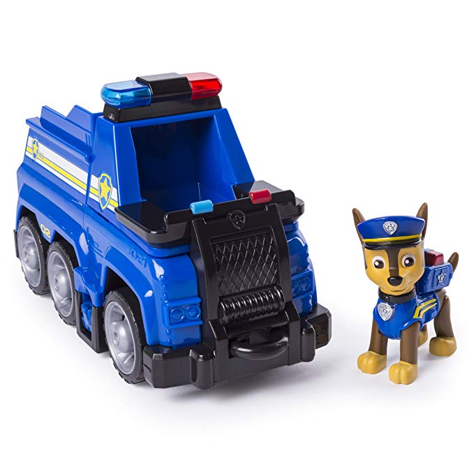 PAW Patrol Ultimate Rescue - Chase’s Ultimate Rescue Police Cruiser with Lifting Seat and Fold-out Barricade, for Ages 3 and Up