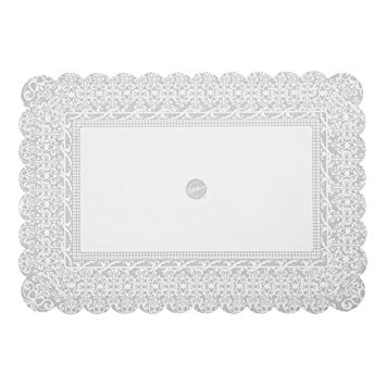 Wilton Show 'N' Serve Cake Boards, Set of 6 Patterned Rectangle Cake Boards for 12 x 18-Inch Cakes