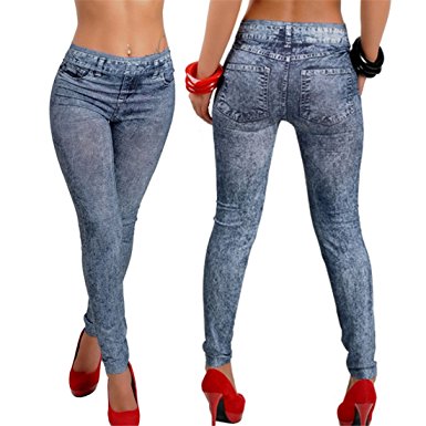 Denim Jeans Pants,Hemlock Women's Girl Stretchy Legging Trousers Soft Tights Pants