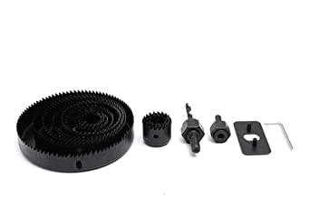 DeoDap 19-127mm Hole Saw Cutter Tool Kit - Set of 16, black (VV-QRX0-CLT1)
