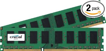 Crucial 16GB Kit (8GBx2) DDR3L 1600 MT/s (PC3L-12800)  Unbuffered UDIMM  Memory CT2K102464BD160B