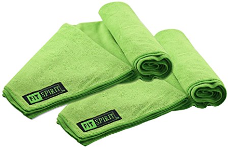 Fit Spirit Microfiber Yoga Towel and Hand Towel